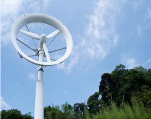 九大、小型レンズ風車デモ装置を文科省情報ひろばに展示