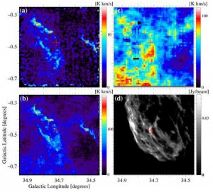 慶大，星間分子雲中を通過する超新星衝撃波の”速度計測”に成功