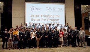 NEDOとIRENA，新興国・途上国の再生可能エネルギーの専門家を育成する研修を開催