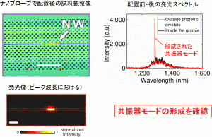 NTT，ナノワイヤとフォトニック結晶による光ナノ共振器の形成に成功