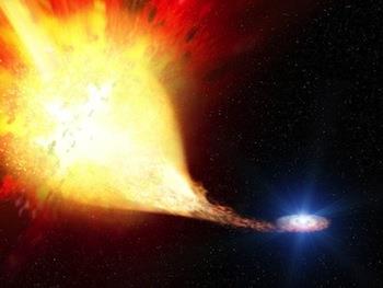 京大ら，定説を覆すタイミングで超新星爆発のガンマ線放出を観測