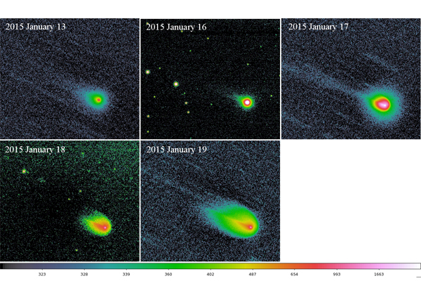 国立天文台ら，フィンレー彗星の急激な増光現の多色同時観測に成功