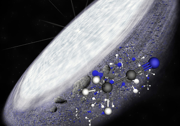 アルマ望遠鏡，原始惑星系に複雑な有機分子を発見