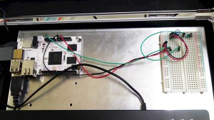 pcDuino3とブレッドボードで実現した温度計測回路