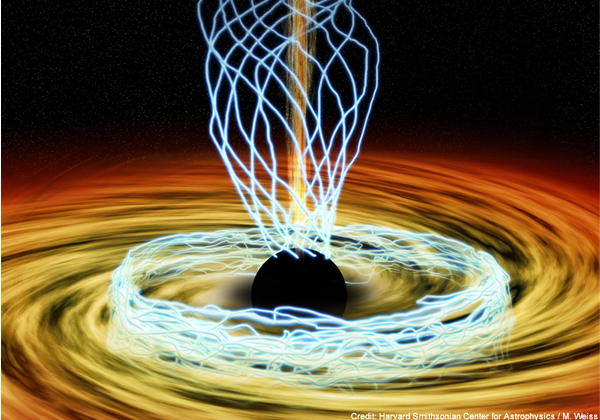 国立天文台ら，超巨大ブラックホール周囲の磁場構造を解明