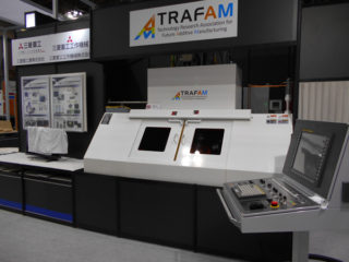 三菱重工・三菱重工工作機械が開発した3Dプリンター（写真提供：TRAFAM）