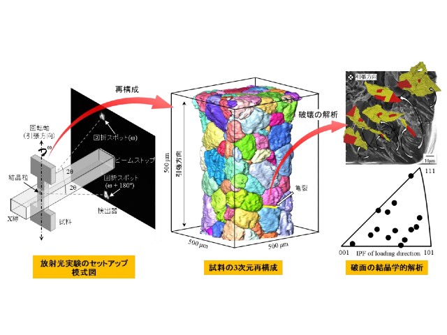 京大ら，複合的3D可視化技術で金属破壊を解明 | OPTRONICS ONLINE 