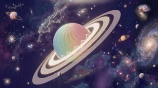 筑波大など、キラル高分子球体で「土星の輪」状レーザー発振を実証