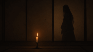 灯影に映って死んだ女房の話